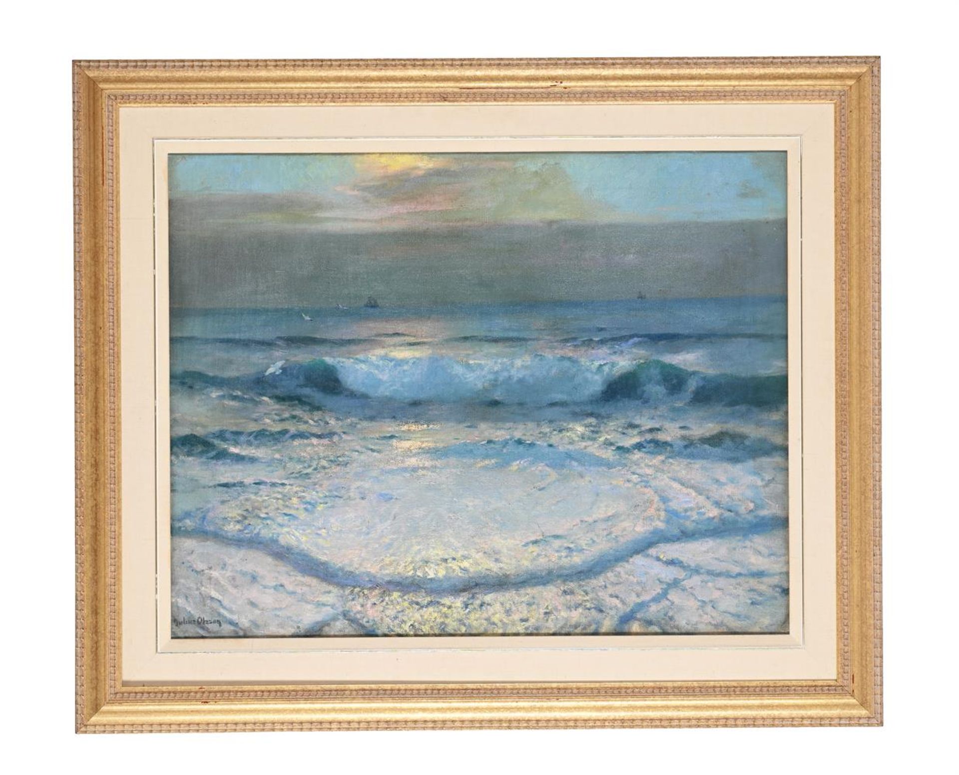 JULIUS OLSSON (BRITISH 1864-1942), EVENING WAVES - Bild 2 aus 3