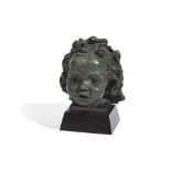 λ SIR JACOB EPSTEIN (BRITISH 1880-1959), EIGHTH PORTRAIT OF PEGGY JEAN (WITH CURLY HAIR...)