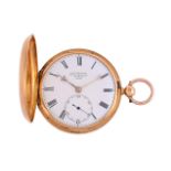 JAMES MCCABE, LONDON, AN 18 CARAT GOLD FULL HUNTER POCKET WATCH