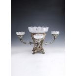 A GEORGE III SILVER EPERGNE