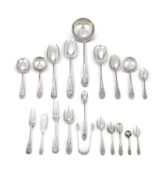 A SILVER OLD ENGLISH PATTERN TABLE SERVICE