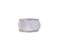 Y STEPHEN WEBSTER, CRYSTAL HAZE, A DIAMOND, MOTHER OF PEARL AND CRYSTAL DRESS RING, LONDON 1998