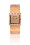 BOUCHERON, REF. 27557, A GOLD COLOURED AND DIAMOND BRACELET WATCH