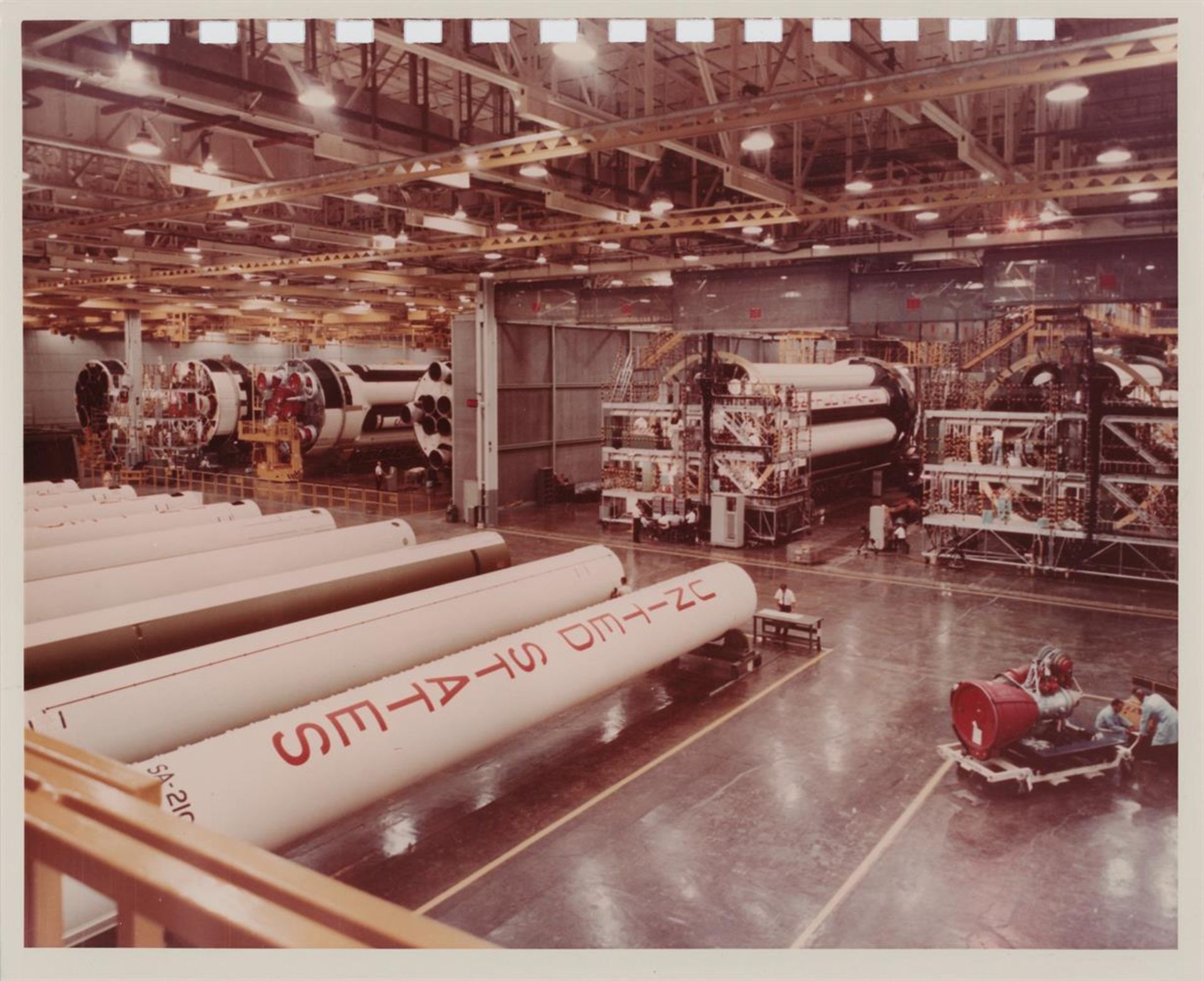 Manufacturing of the first Saturn V Moon rocket (4 photos), Project Apollo, 1965-1967 - Image 8 of 10