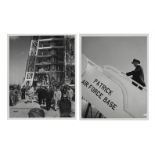 NASA’s founding US President, Dwight Eisenhower, visits Cape Canaveral (2 views), 10 February 1960