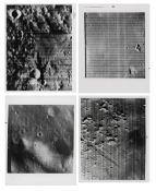 The Moon (5 views), Lunar Orbiter 1 to 5, August 1966 - September 1967