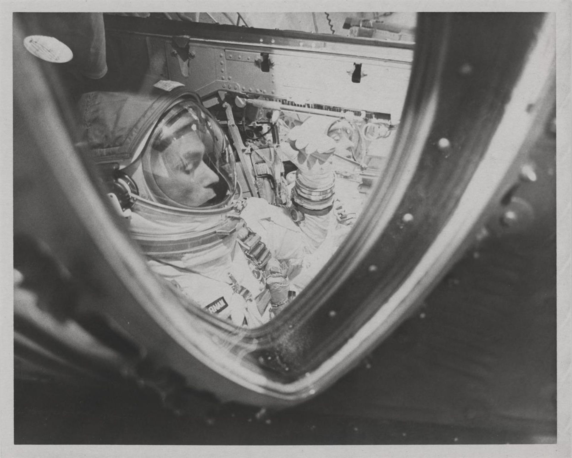 Immediate pre-launch activities of Eugene Cernan and Thomas Stafford (2 views), Gemini 9A, June 1966 - Image 4 of 5