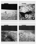 Unusual geological formations on the lunar surface (4 views), Apollo 12, 14-24 Nov 1969