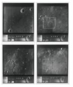 The Moon, the first close-up photographs of another world (4 views), Ranger 7, 31 July 1964