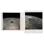 Unprecedented views of the farside of the Moon (2 views), Apollo 8, 16-27 December 1968