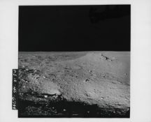 Unusual lunar mound; image featured in LIFE magazine, Apollo 12, 14-24 November 1969, EVA 1