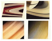 Saturn and its rings, Voyager 1 &2, 1979 -1980