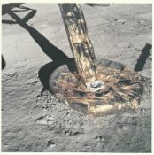 'Eagle's' golden footpad on the lunar surface, Apollo 11, 16-24 Jul 1969