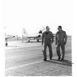 Neil Armstrong and Deke Slayton at Patrick Air Force Base, June 1969