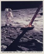 Buzz Aldrin walking on the Moon; “One giant Leap for Mankind”, Apollo 11, 16-24 July 1969
