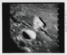 Low altitude view of the Moon’s surface during LM’s first ever descent, Apollo 10, 18-26 May 1969