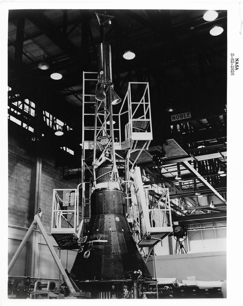 Second U.S. manned orbital flight: pre-launch activities (3 views), Mercury-Atlas 7, 24 May 1962 - Image 5 of 6