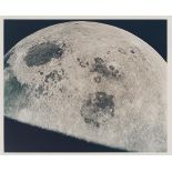 Receding Moon photographed during homebound journey, Apollo 8, 21-27 December 1968