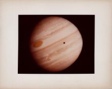 Jupiter with the shadow of its Moon, Io [large format], Pioneer 10, 2 December 1973