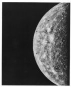 Views of Mercury's terminator (4 photos), Mariner 10, March 1974