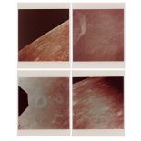 Moonscapes taken during the first orbit around the Moon (4 views), Apollo 11, 16-24 July 1969