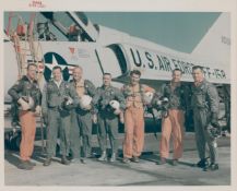 The Original Seven Mercury astronauts, Langley Air Force Base, Project Mercury, 20 January 1961