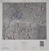Lunar photographic ortophotomap of the Littrov region (Apollo 17) October 1974