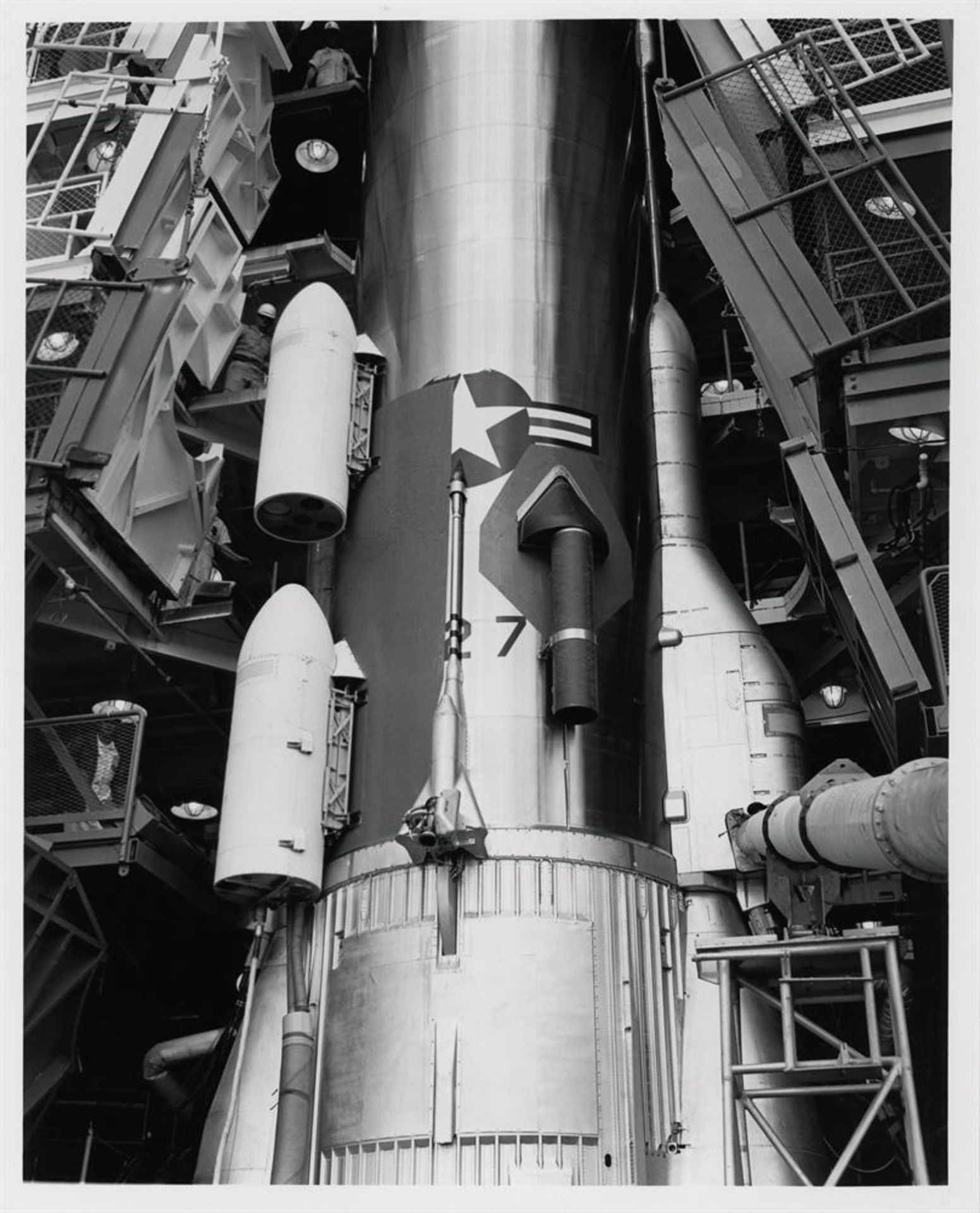 Gordon Cooper and the Atlas rocket (4 views), Mercury Atlas 9, 11-15 May 1963 - Image 8 of 9