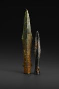 A Chinese bronze spear head