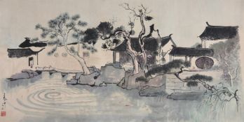 In the style of Wu Guanzhong (1919-2010)