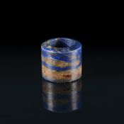 A Chinese lapis lazuli archer's ring