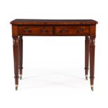 A REGENCY MAHOGANY WRITING TABLE IN THE MANNER OF GILLOWS