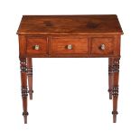 A REGENCY MAHOGANY SIDE TABLE