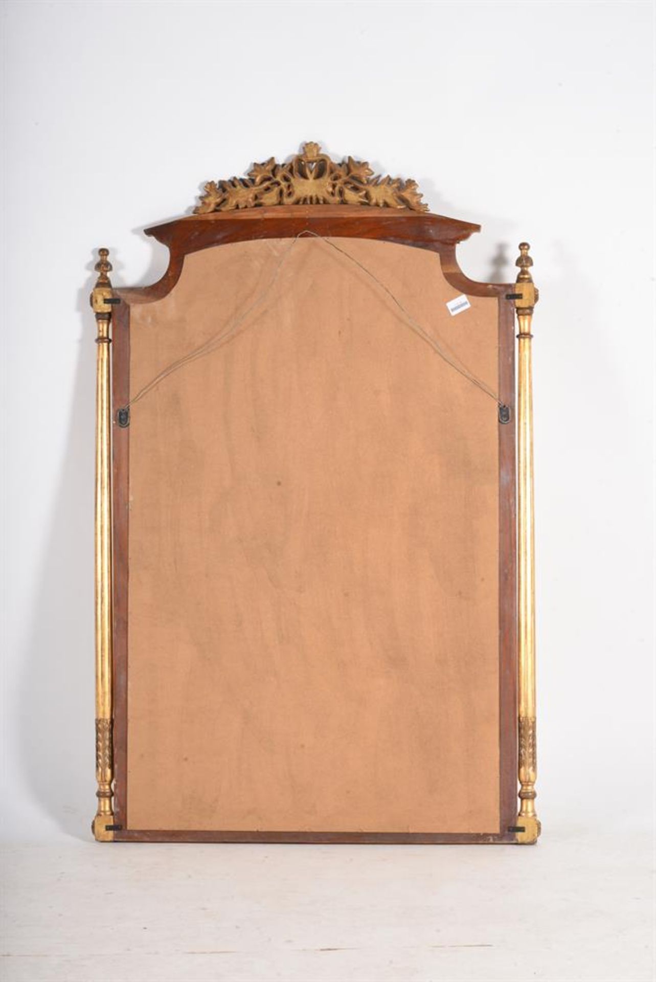 A PAIR OF GILTWOOD WALL MIRRORS IN FRENCH TRANSITIONAL STYLE - Image 2 of 2