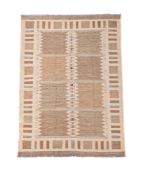 A MODERN FLAT WOVEN RUG, approximately 190 x 126cm