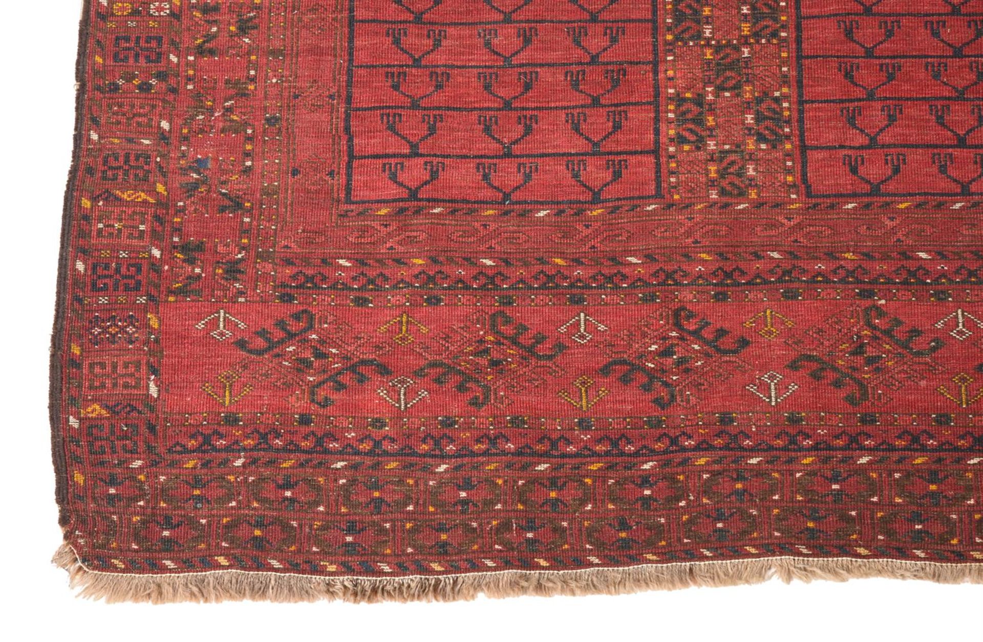 A TURKMEN HATCHLI RUG - Image 2 of 2