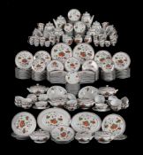 AN EXTENSIVE LIMOGES (RAYNAUD & CO.) 'HOKUSAI' PATTERN PART BREAKFAST AND DINNER SERVICEMODERNComp