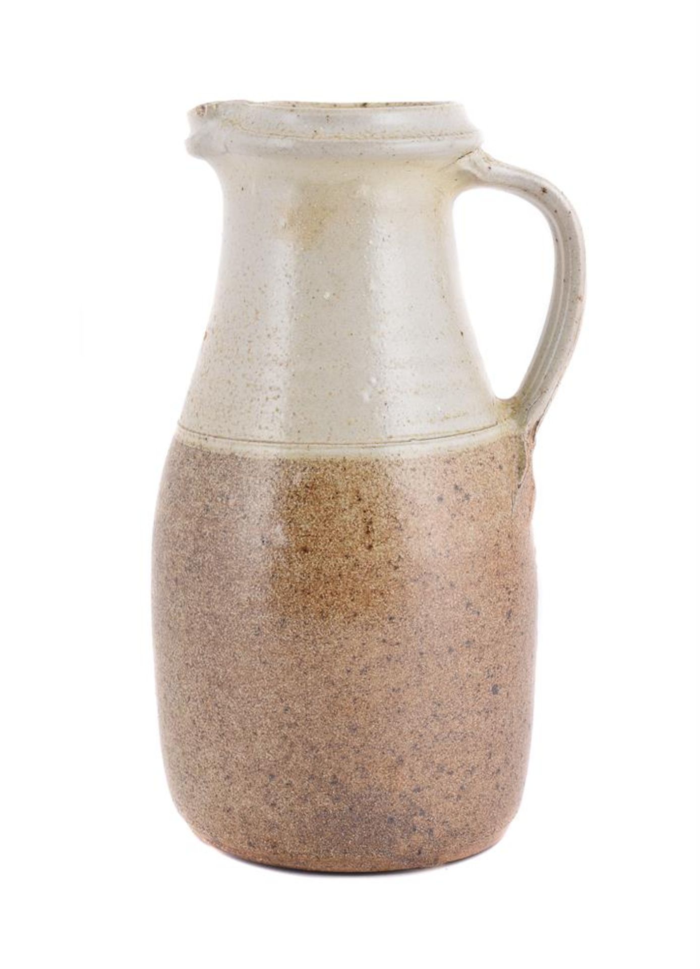 λ RICHARD BATTERHAM (BRITISH 1936-2021), A SALT-GLAZED JUG