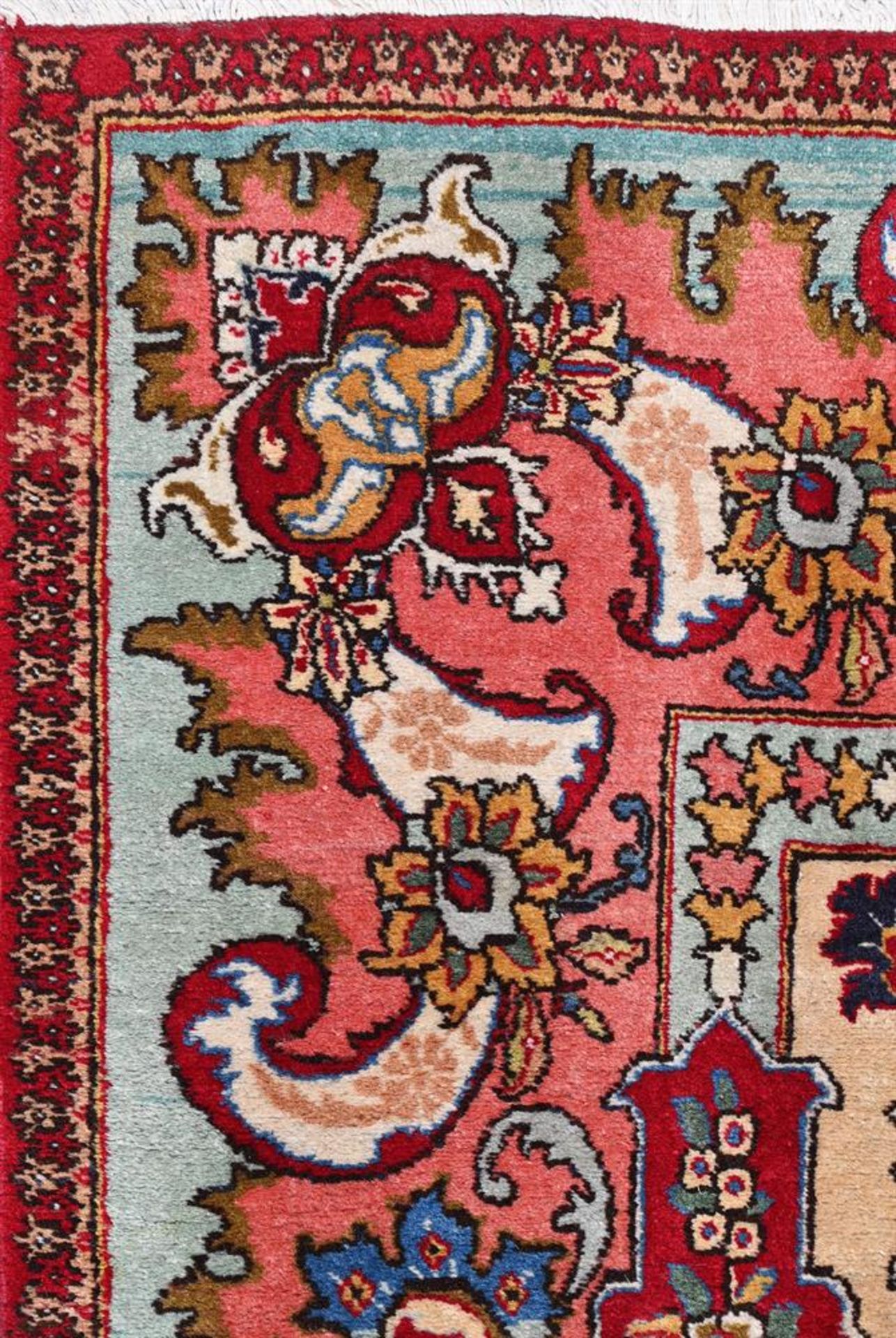A TABRIZ RUG, IN FRENCH STYLE - Image 2 of 4