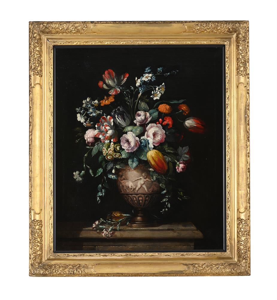 CONTINENTAL SCHOOL (18TH CENTURY), A PAIR OF STILL LIFES OF TULIPS - Image 3 of 5