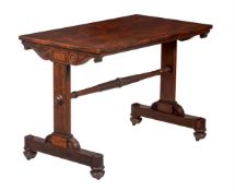 Y A GEORGE IV ROSEWOOD CENTER TABLE