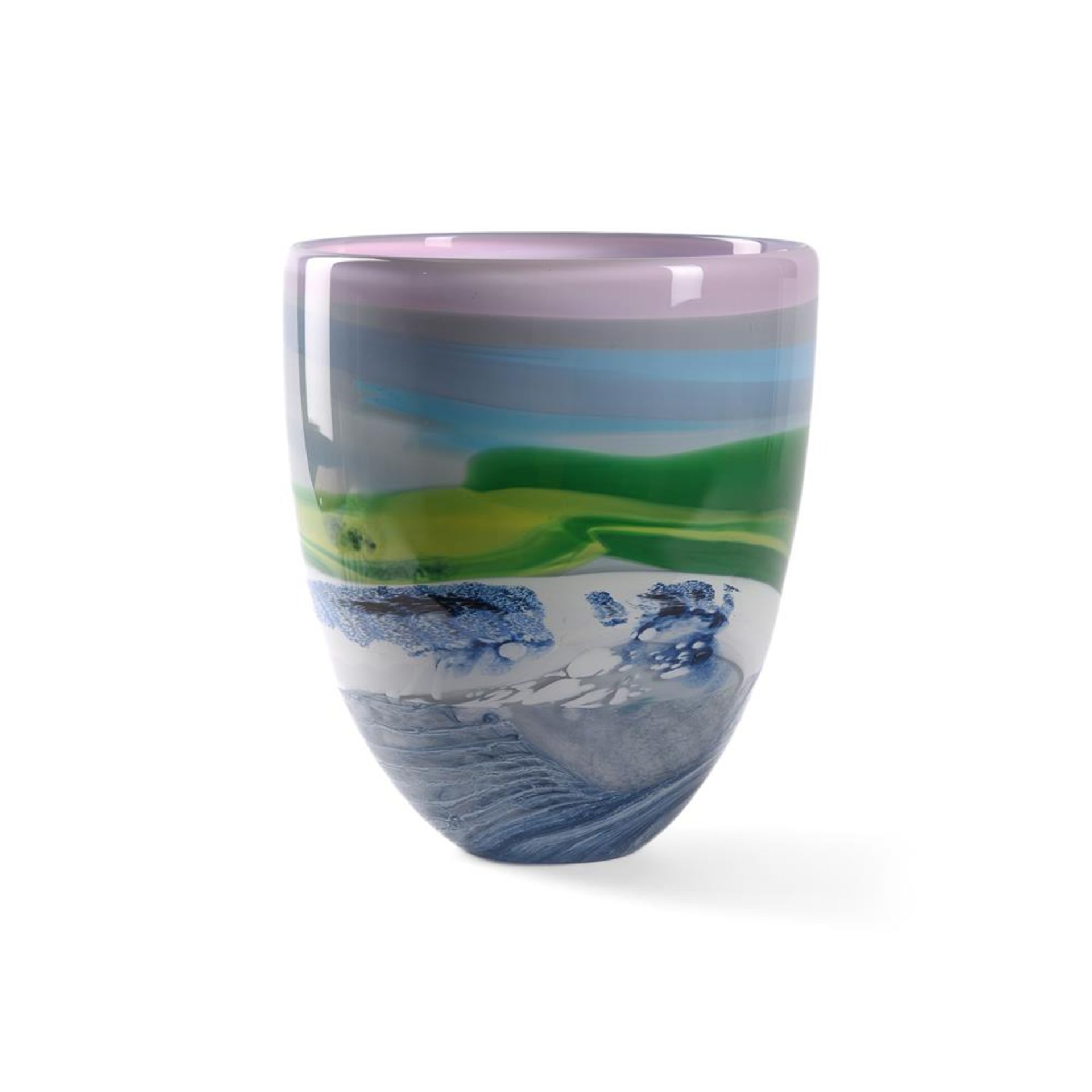 JULIO CESI FOR MURANO, A GLASS VASE - Image 3 of 4