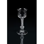 A COMPOSITE-STEMMED WINE GLASS