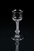 A COMPOSITE-STEMMED WINE GLASS