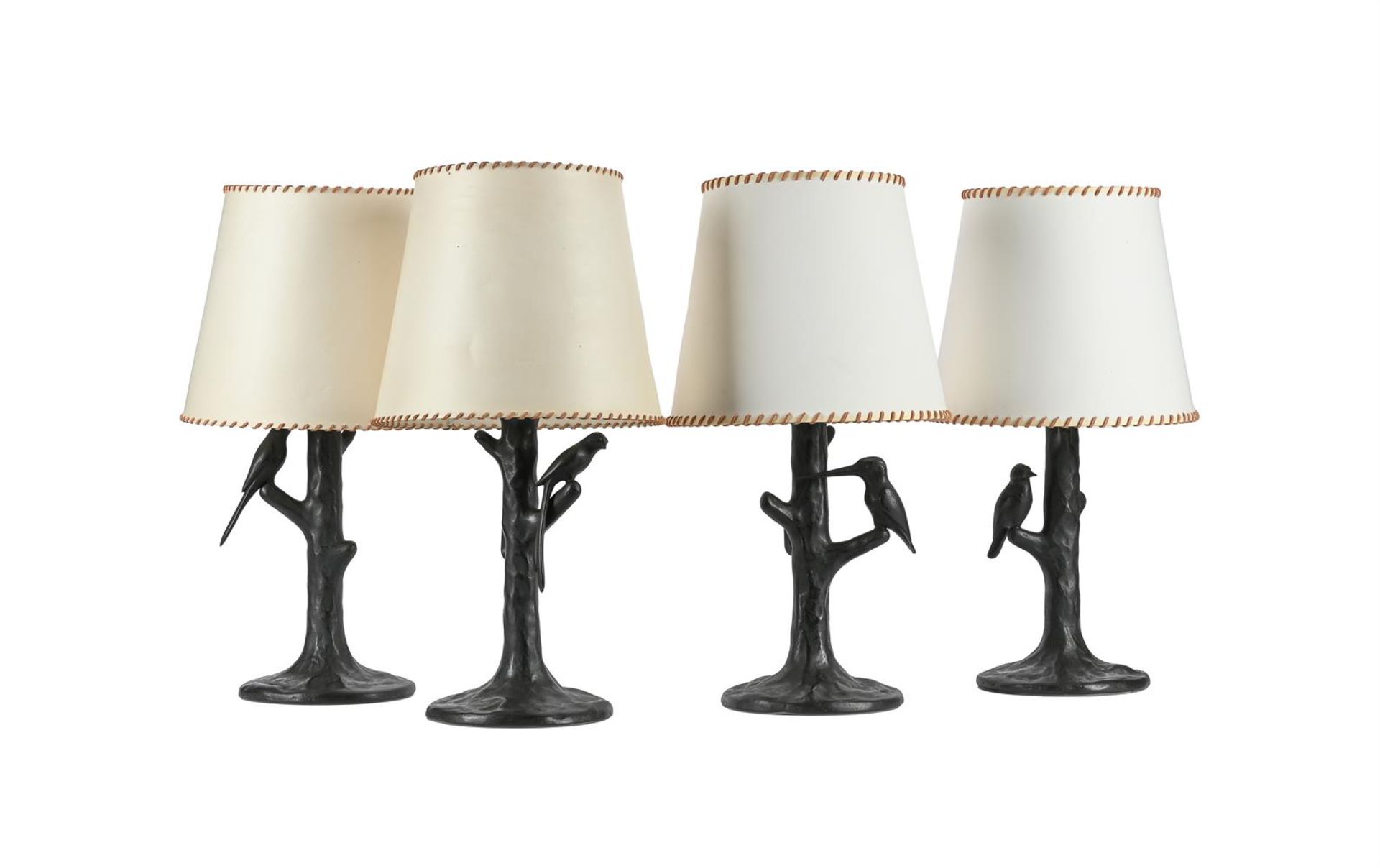 A SET OF SIX METAL LAMPS - Image 7 of 11