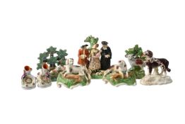 ASSORTED STAFFORDSHIRE FIGURES