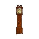 A GEORGE III SCOTTISH MAHOGANY LONGCASE CLOCK MOVEMENT, ANDREW LYON, PORT GLASGOW