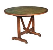 A FRENCH FRUITWOOD WINE TASTING TABLE