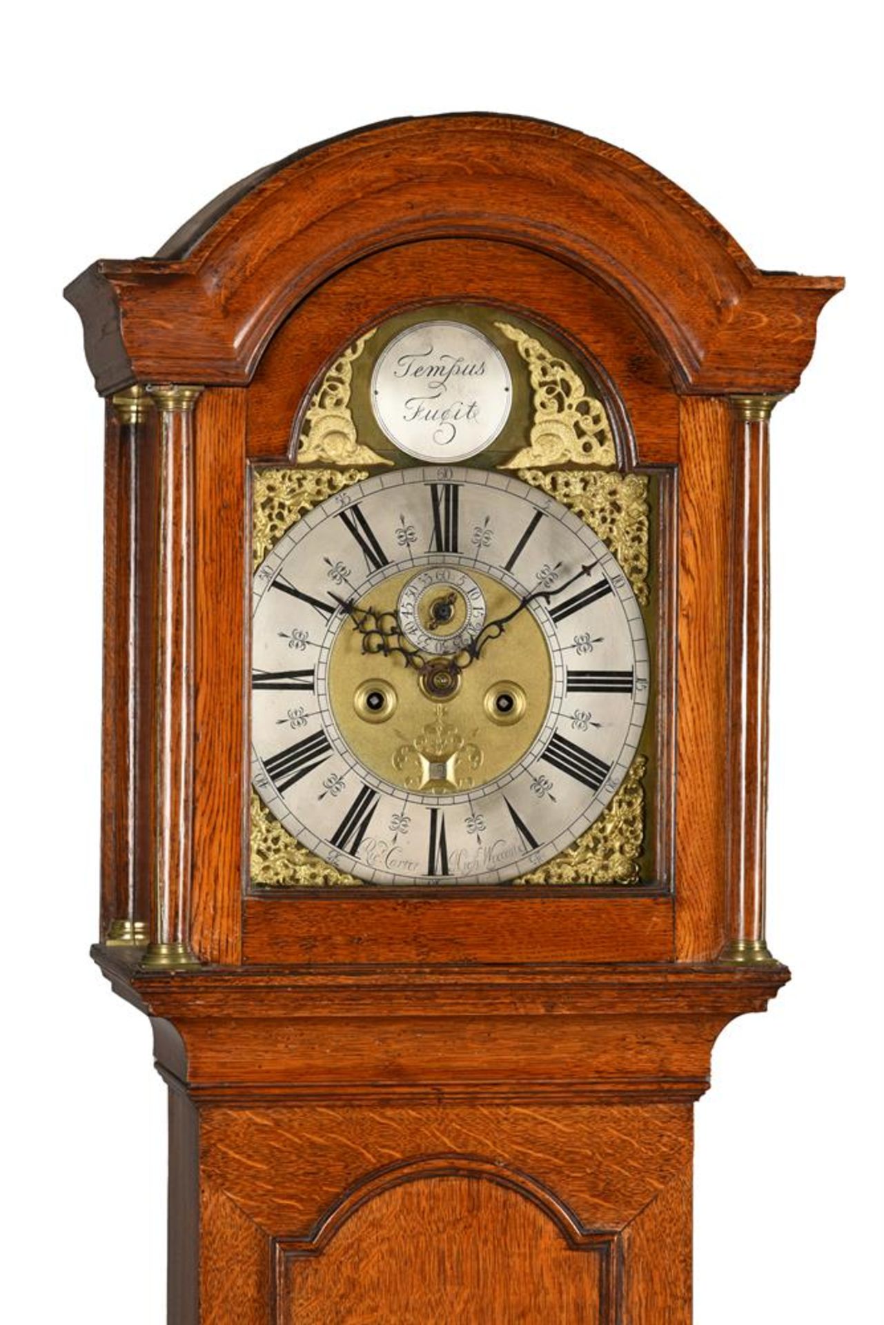 AN OAK CASED LONGCASE CLOCK, RICHARD CARTER, HIGH WYCOMBE - Image 2 of 2