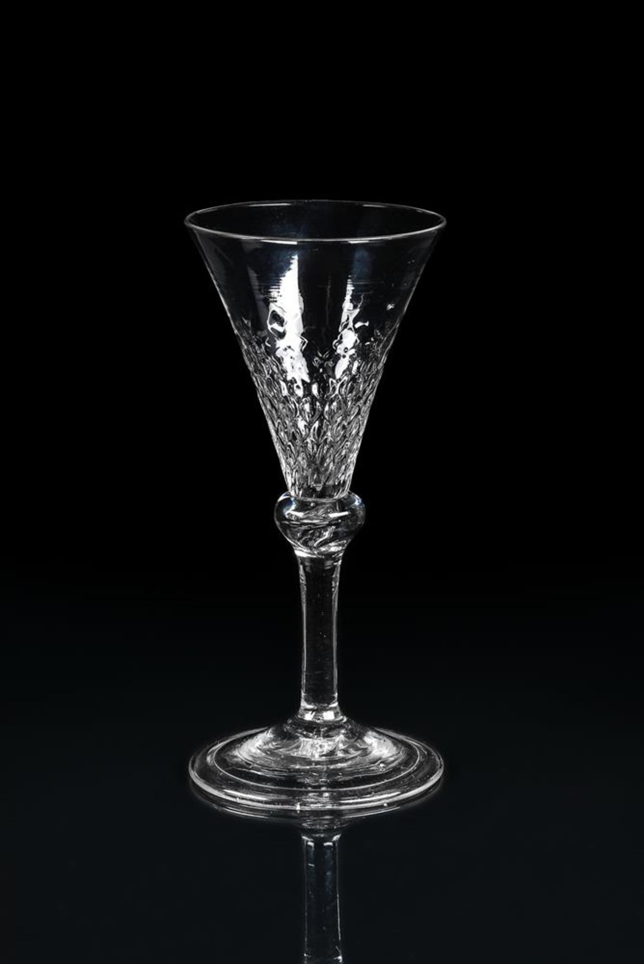 A LARGE BALUSTER GOBLET